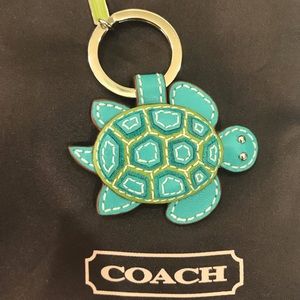 Coach Turtle Keychain